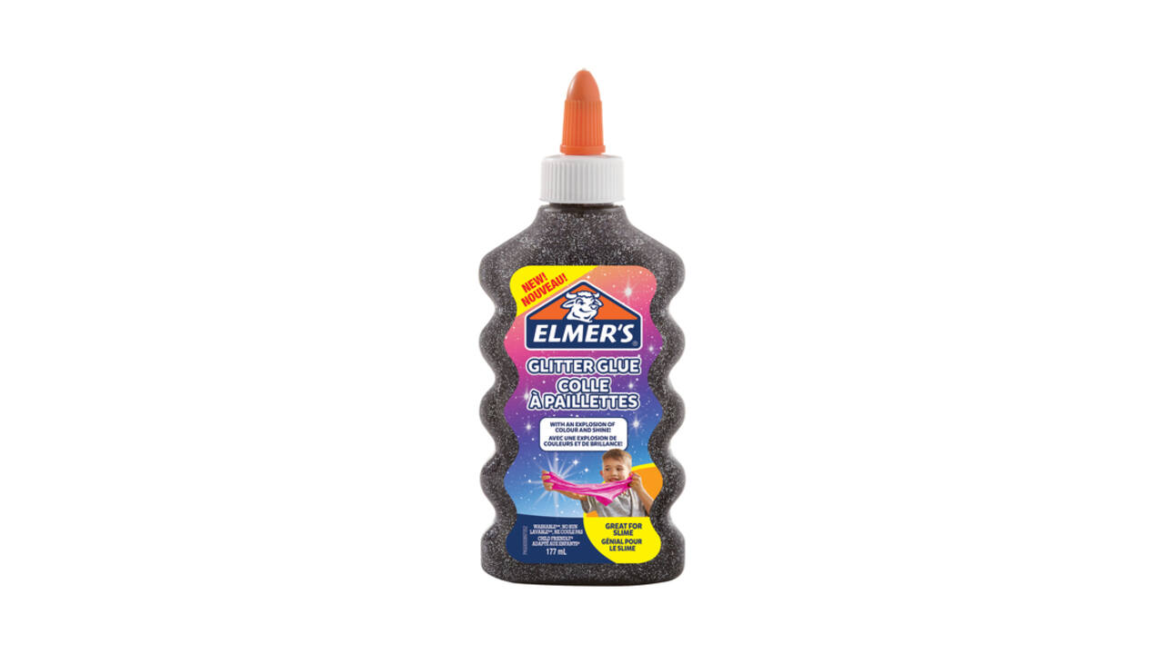Kinderlijm Elmer's glitter zwart