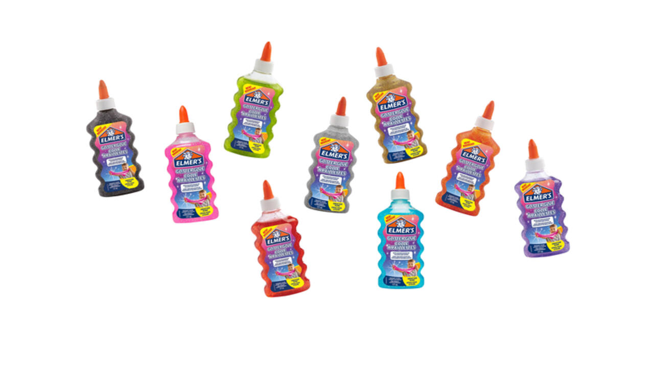 Kinderlijm Elmer's glitter zwart