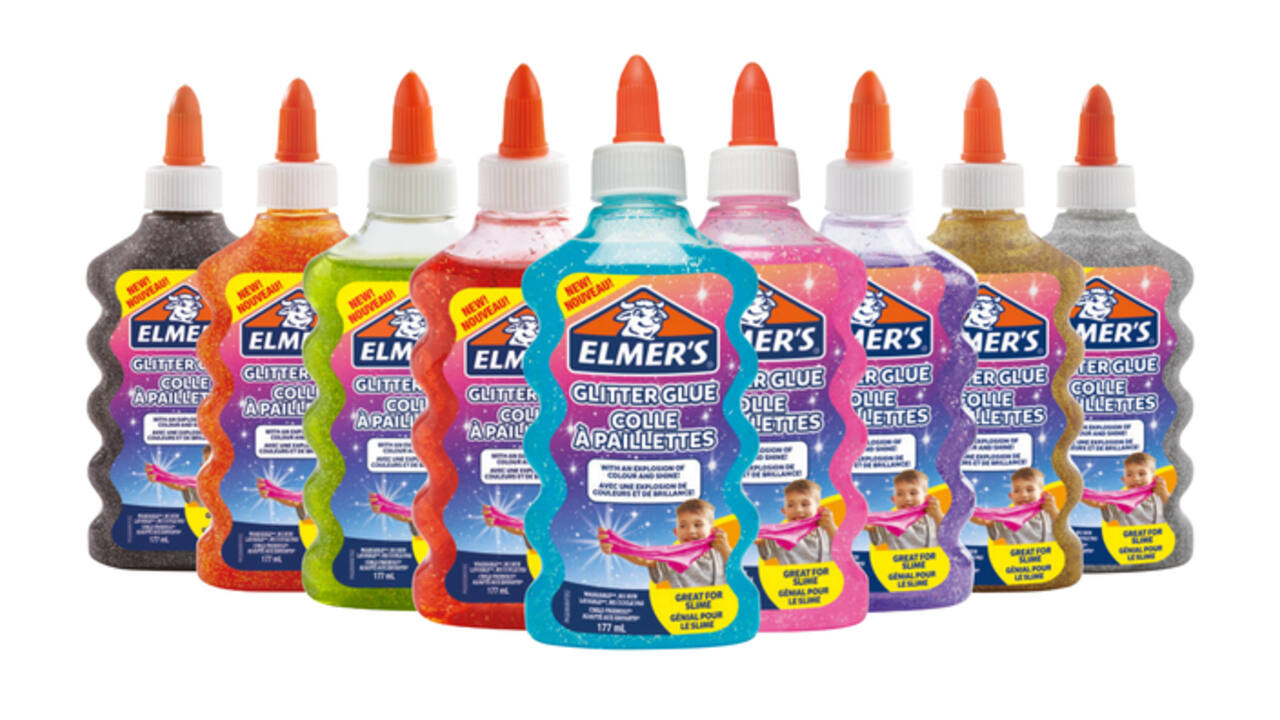 Kinderlijm Elmer's glitter zwart