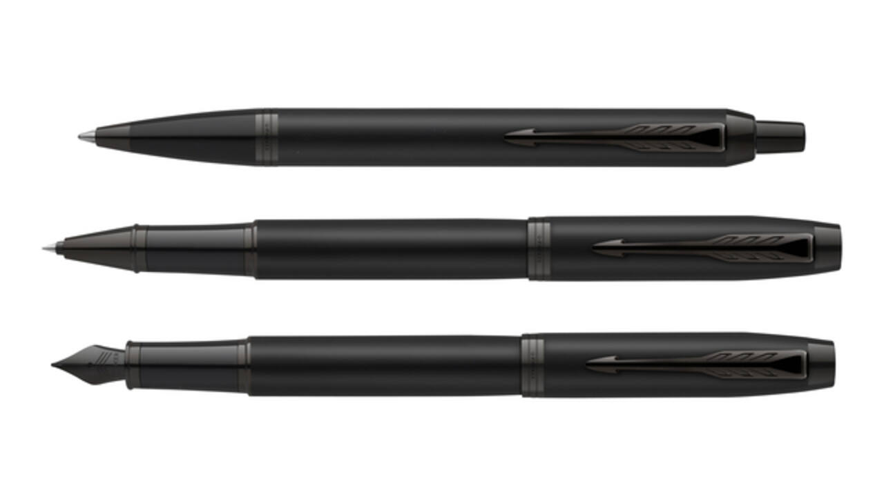 Rollerpen Parker IM Achromatic matt black fijn