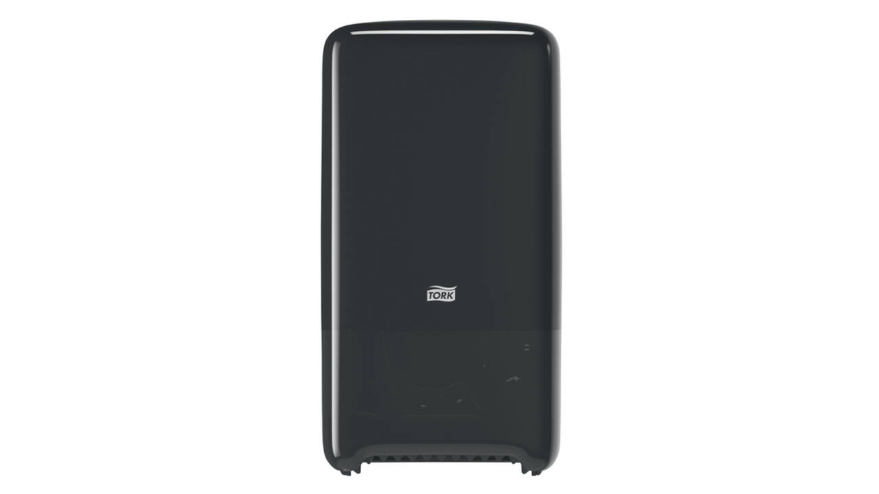 Toiletpapierdispenser Tork T6 Elevation medium duo zwart 557508