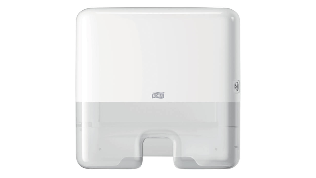 Handdoekdispenser Tork H2 Elevation Xpress klein wit 552100