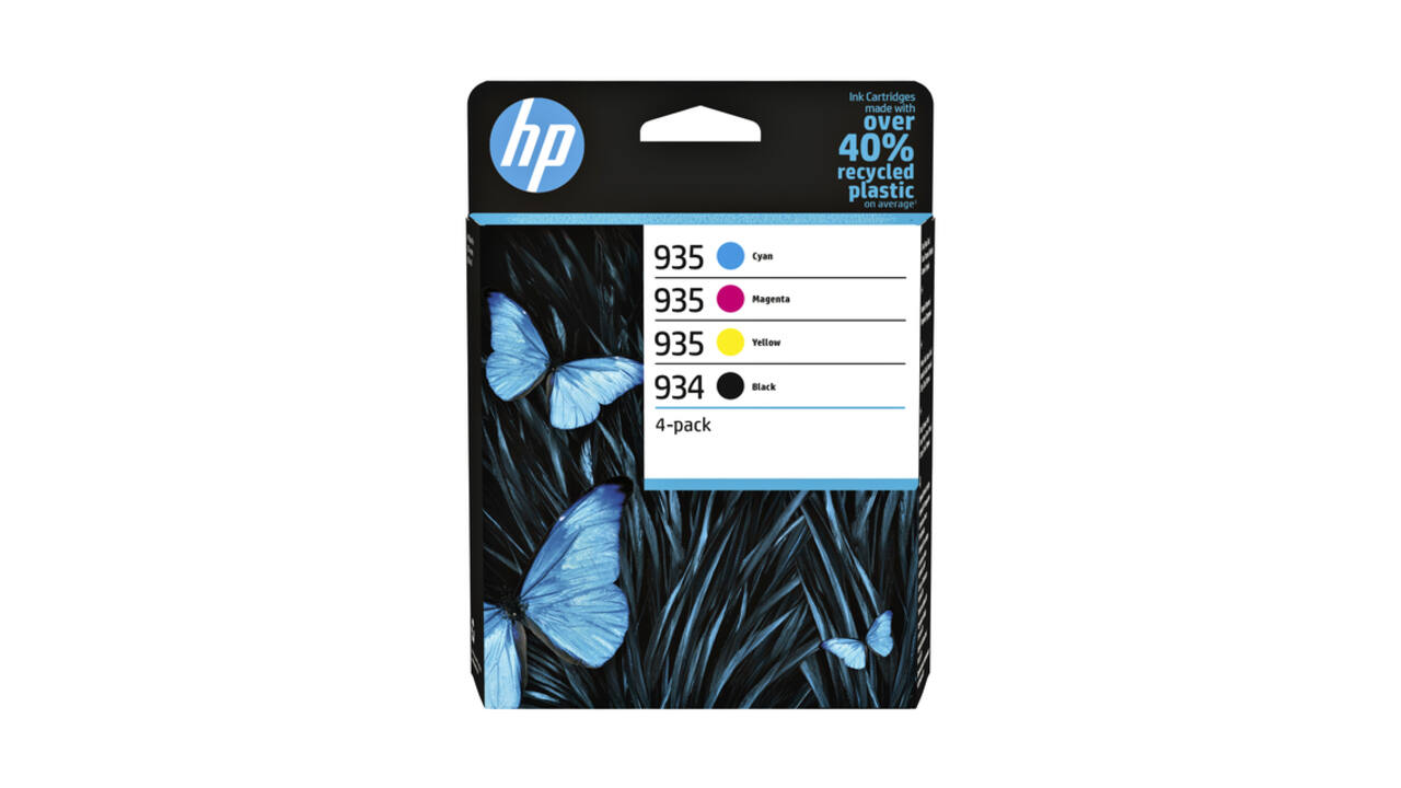 Inktcartridge HP 6ZC72AE 934/935 zwart + 3 kleuren