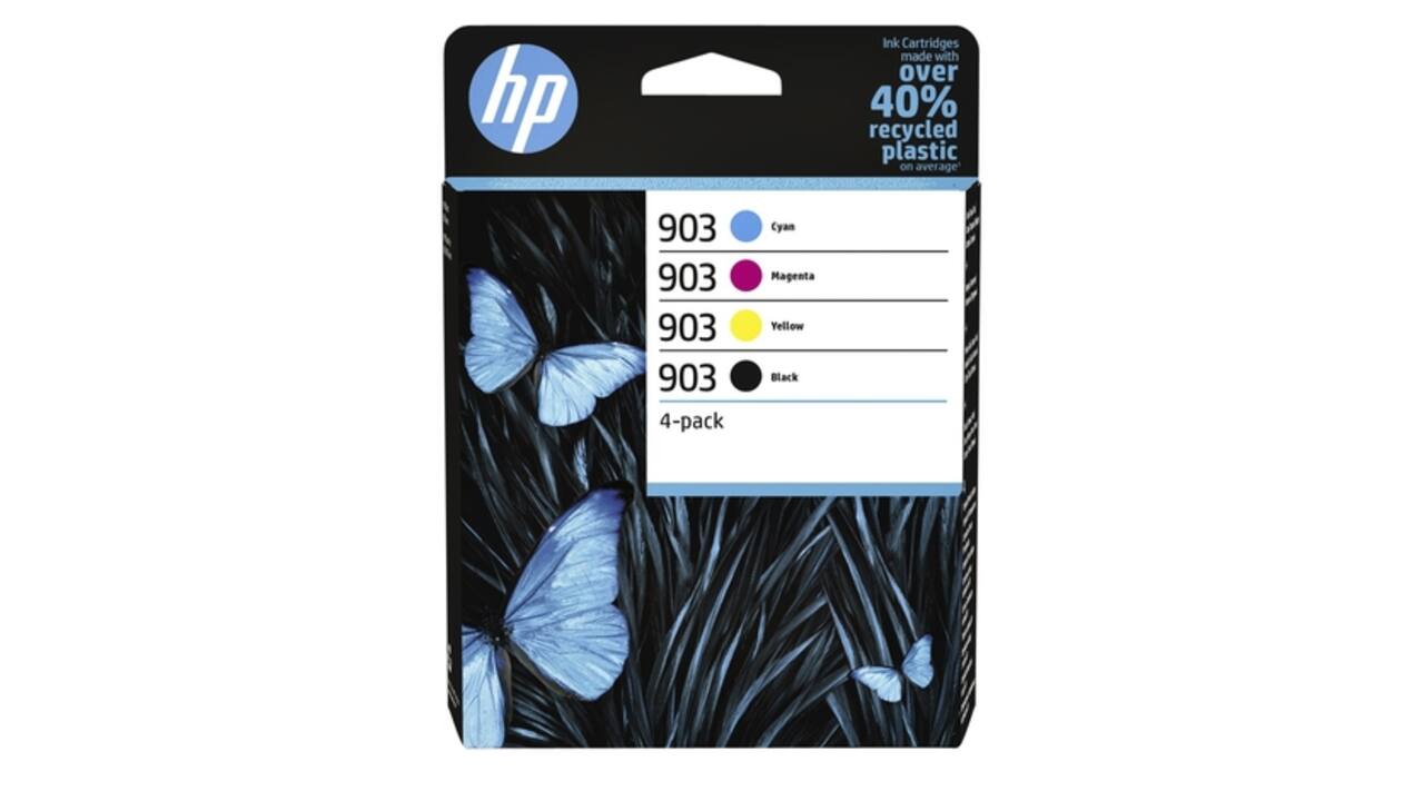 Inktcartridge HP 6ZC73AE 903 zwart + 3 kleuren
