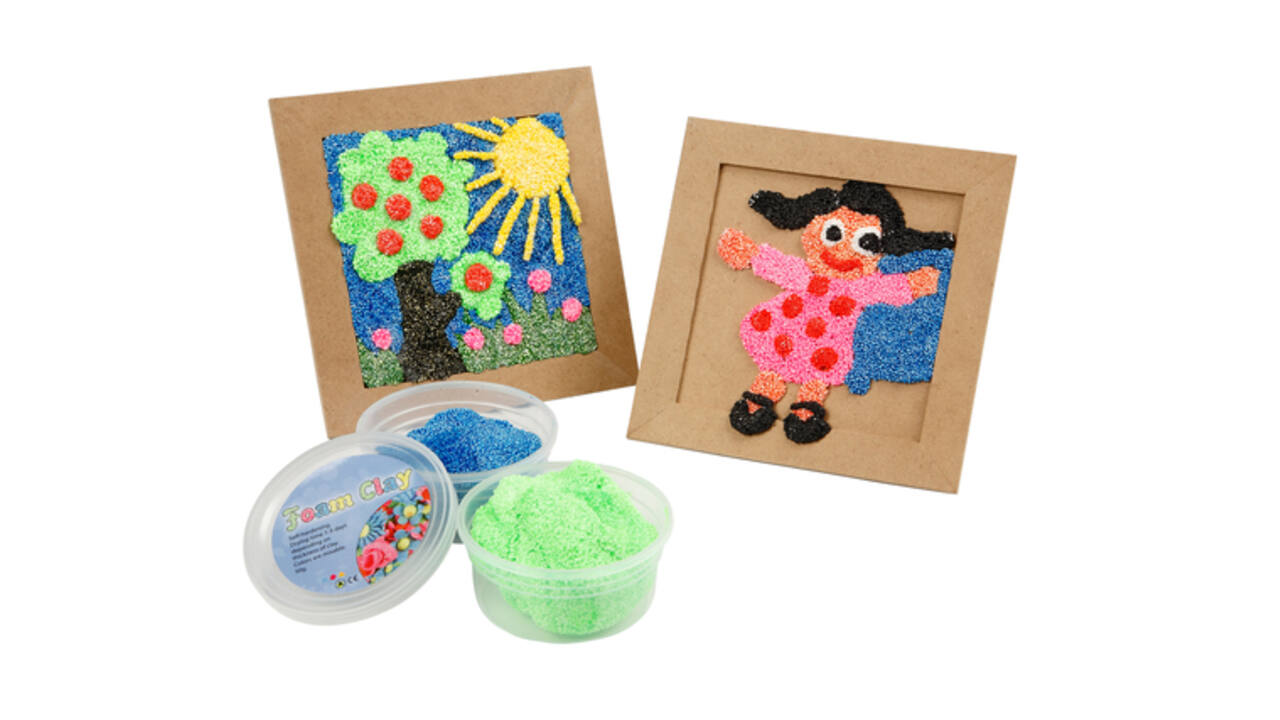 Klei Foam Clay basic 10 x 35gr 10 kleuren