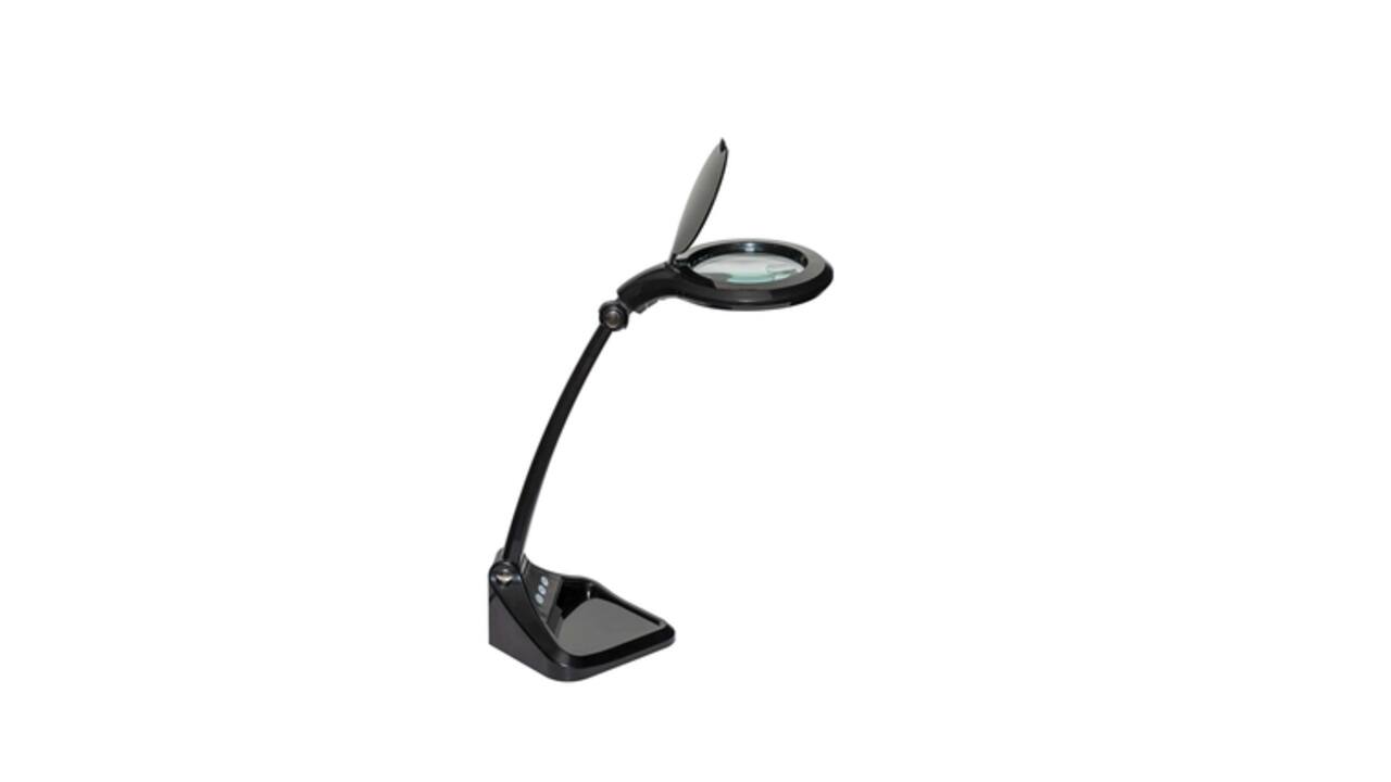 Loeplamp MAUL Iris LED dimbaar zwart