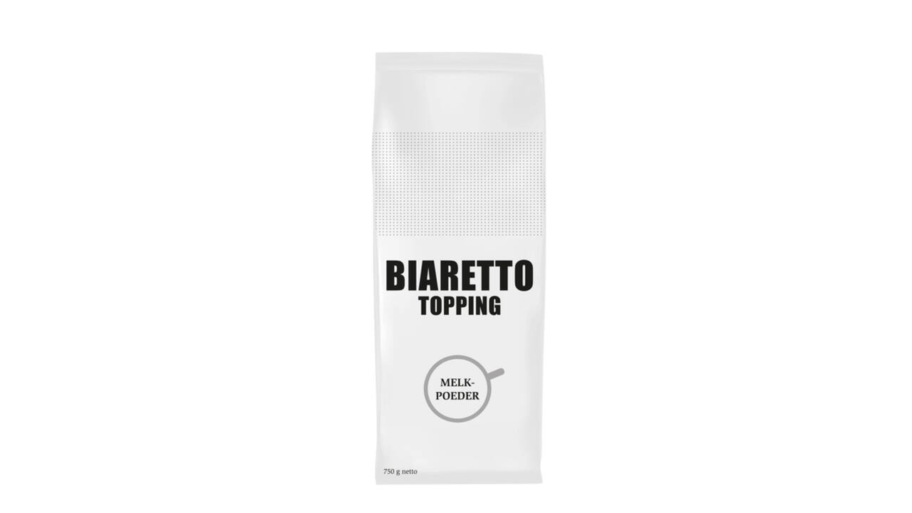 Melkpoeder Biaretto topping 750gram