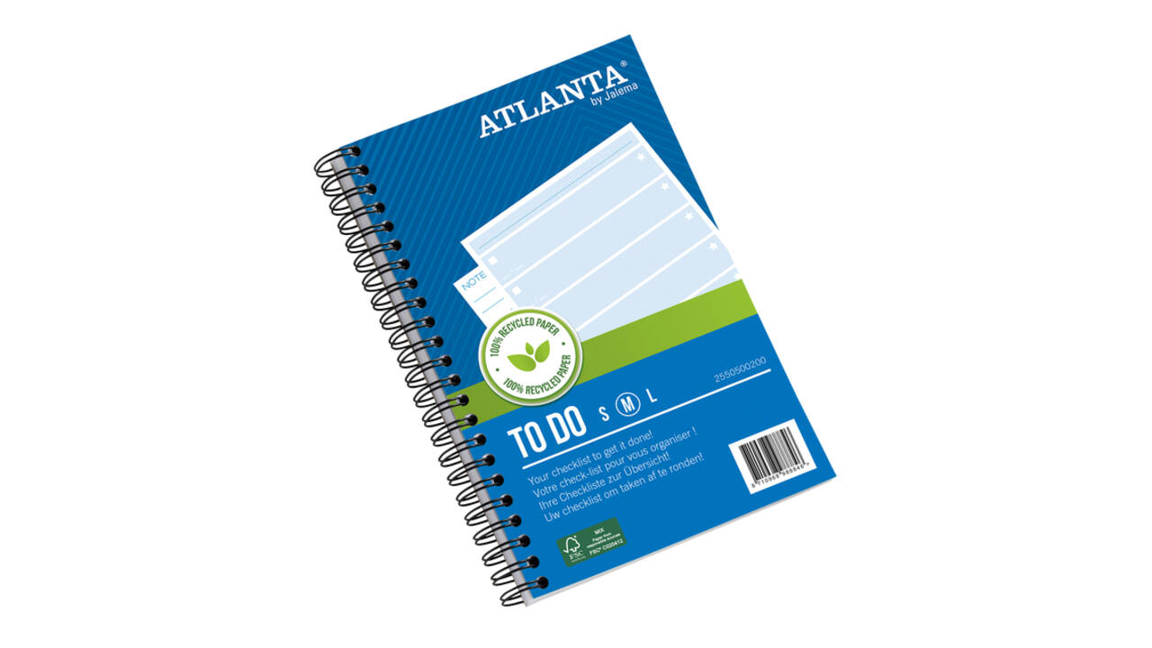 Things to do Djois Atlanta recycled papier Medium 195x135 100vel 70gr blauw