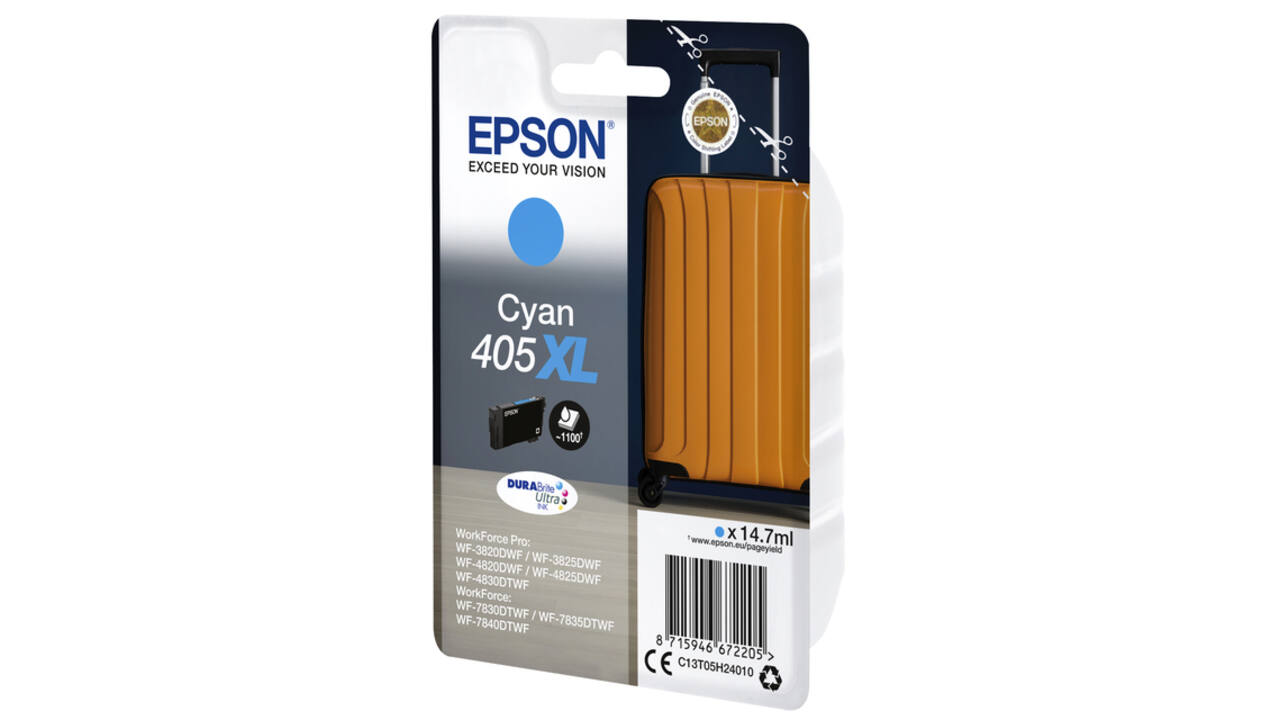 Inktcartridge Epson 405XL T05H24 blauw