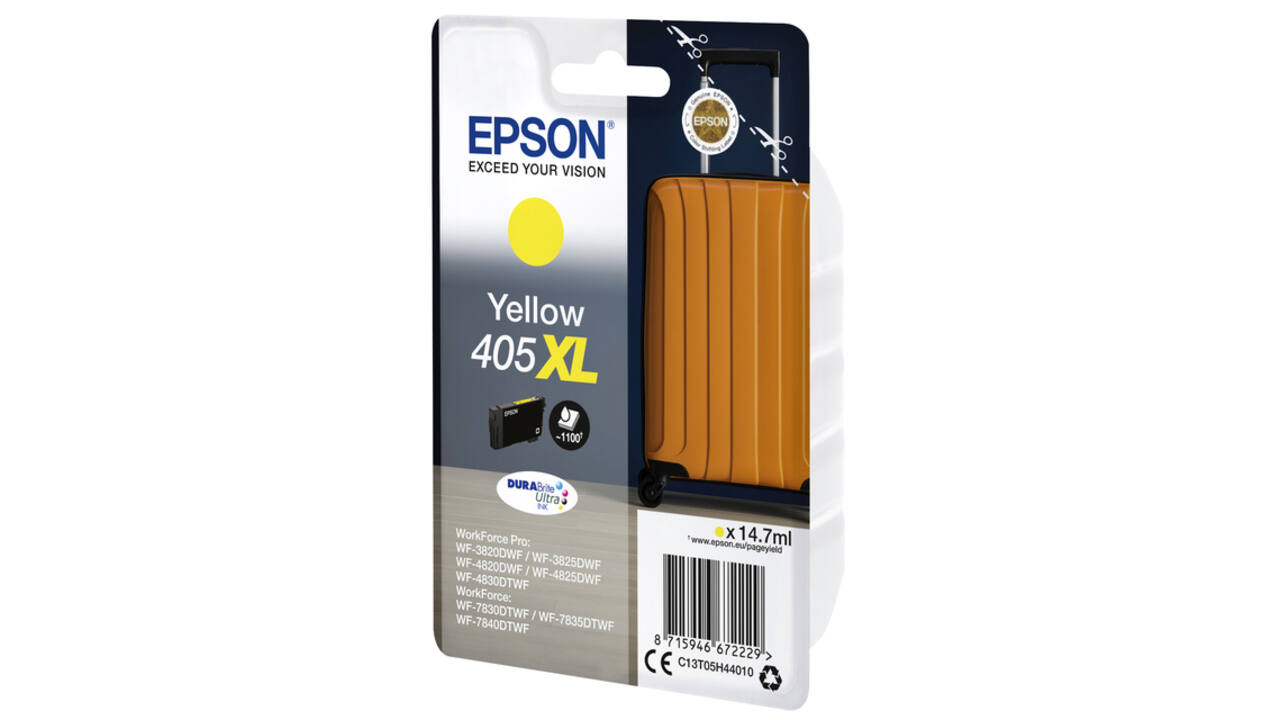 Inktcartridge Epson 405XL T05H44 geel
