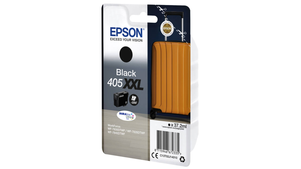 Inktcartridge Epson 405XXL T02J14 zwart