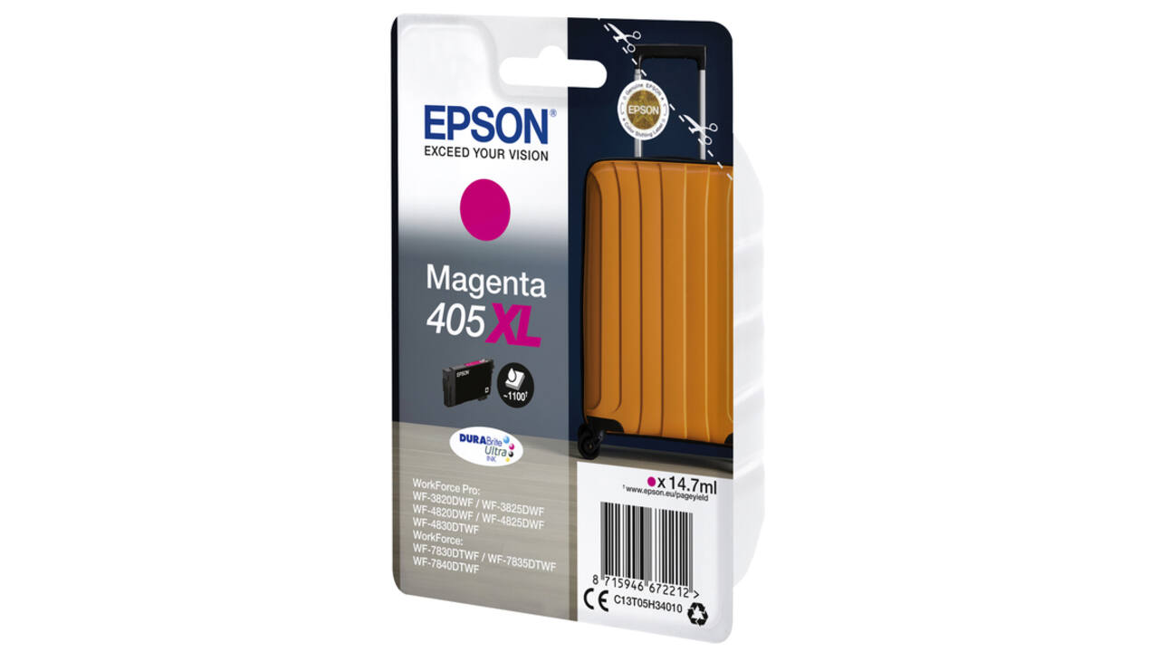 Inktcartridge Epson 405XL T05H34 rood