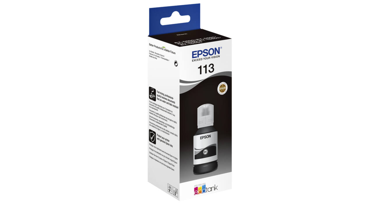 Navulinkt Epson 113 EcoTank zwart