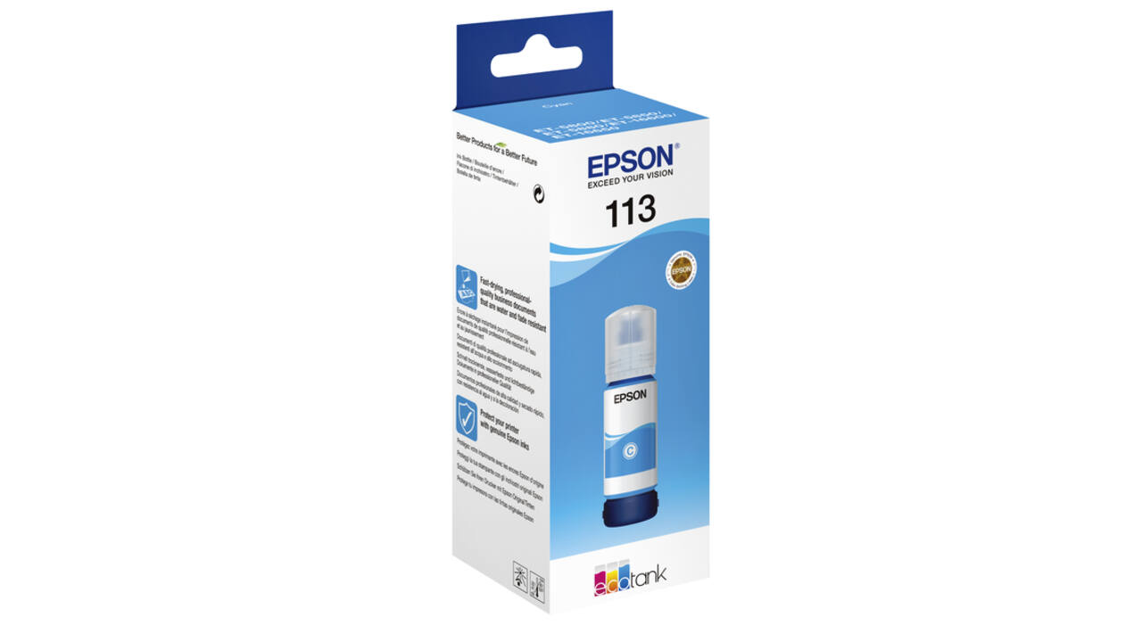 Navulinkt Epson 113 EcoTank blauw