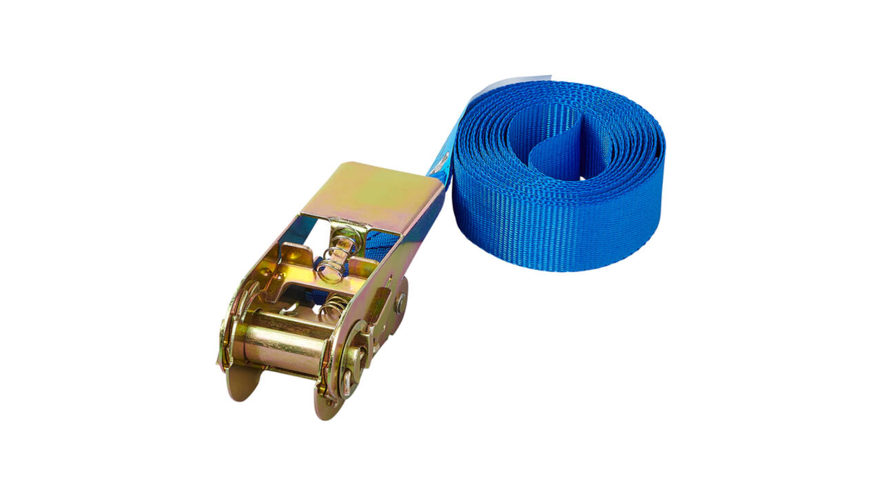 Spanband ProPlus ratel 3,5 meter blauw