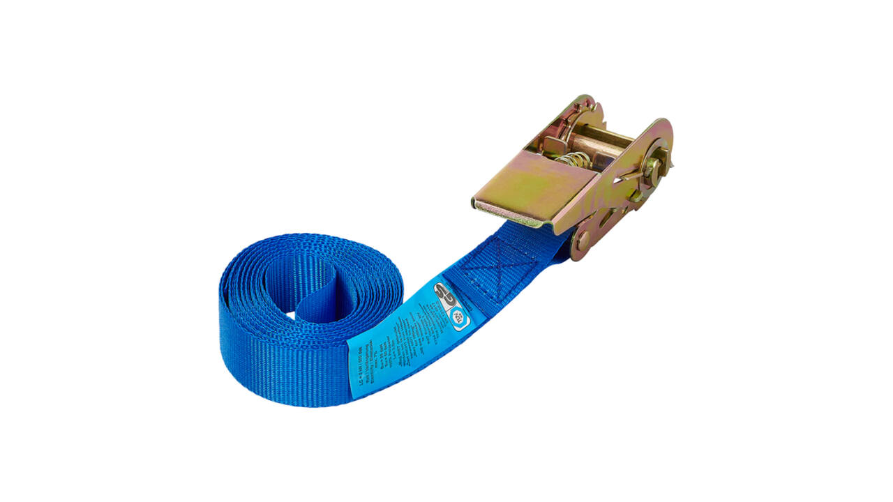 Spanband ProPlus ratel 3,5 meter blauw