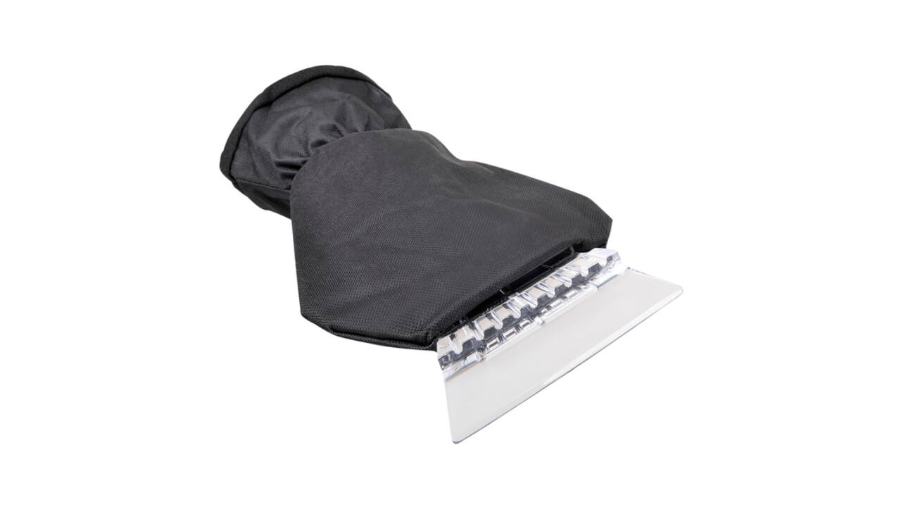IJskrabber ProPlus met fleece handschoen assorti