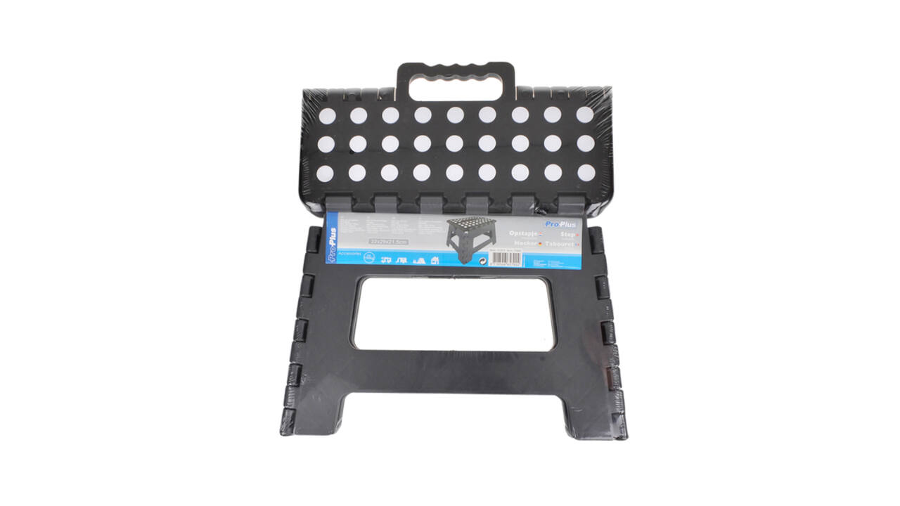 Opstapkruk ProPlus inklapbaar 290x215x220mm grijs