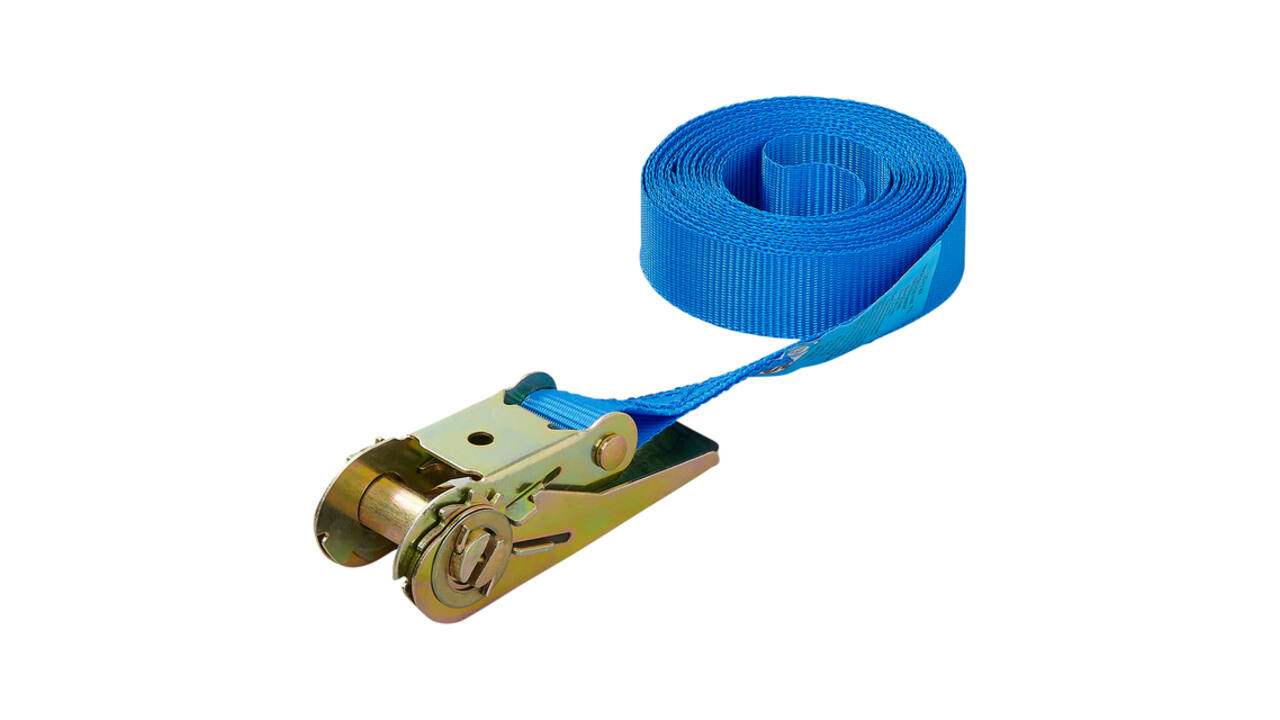 Spanband ProPlus ratel 5 meter blauw