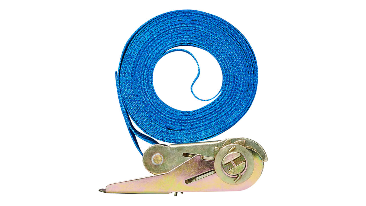 Spanband ProPlus ratel 5 meter blauw
