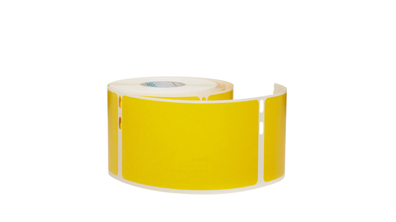 Etiket Dymo LabelWriter naamkaart 54x101mm 1 rol á 220 stuks geel