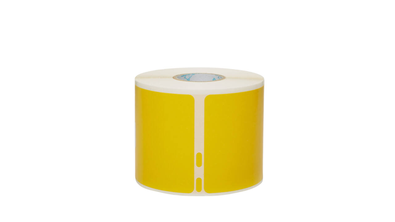 Etiket Dymo LabelWriter naamkaart 54x101mm 1 rol á 220 stuks geel