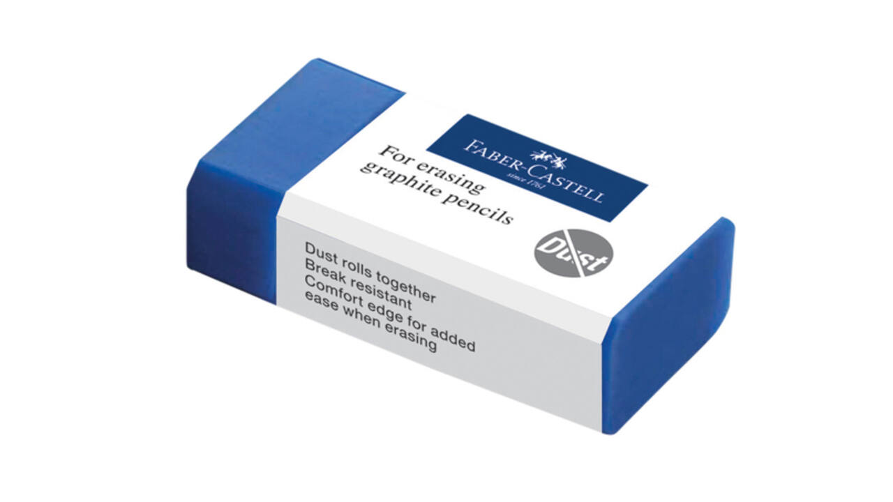 Gum Faber-Castell stofvrij blauw