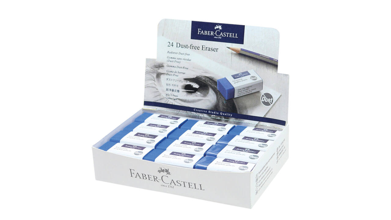 Gum Faber-Castell stofvrij blauw