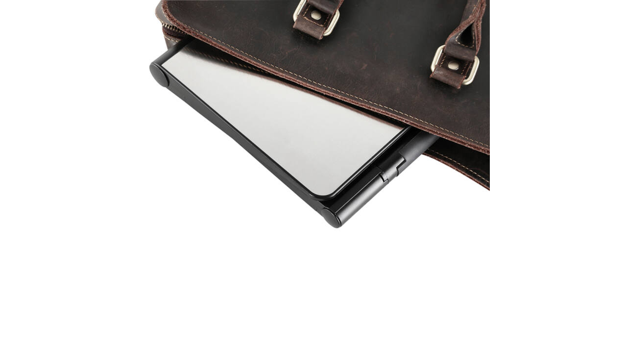 Laptopstandaard Neomounts NSLS200 opvouwbaar zwart zilver