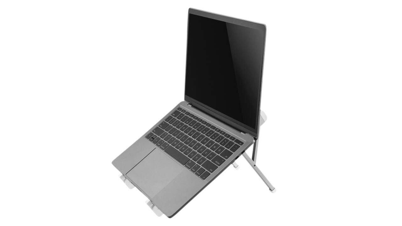 Laptopstandaard Neomounts NSLS010 opvouwbaar zilver