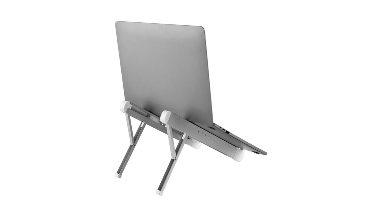 Laptopstandaard Neomounts NSLS010 opvouwbaar zilver
