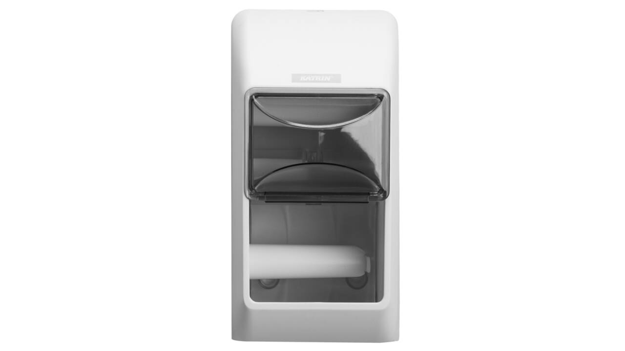 Toiletpapierdispenser Katrin duo wit 92384
