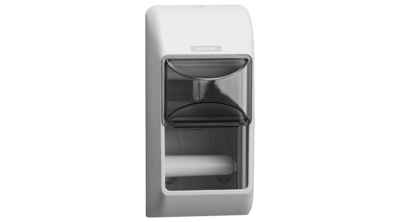Toiletpapierdispenser Katrin duo wit 92384
