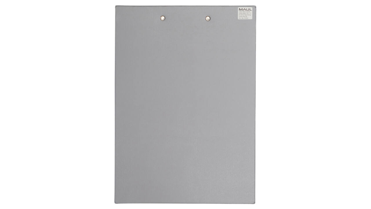 Klembord MAUL A4 staand PVC zilvergrijs