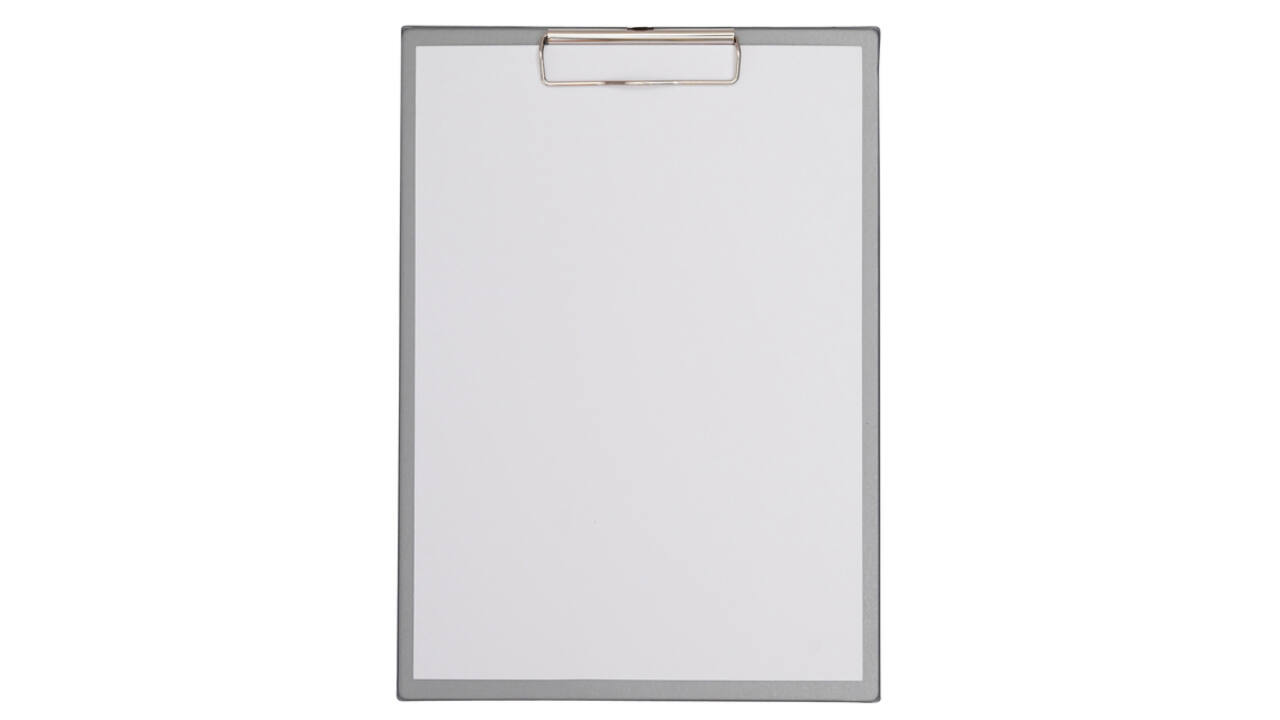 Klembord MAUL A4 staand PVC zilvergrijs