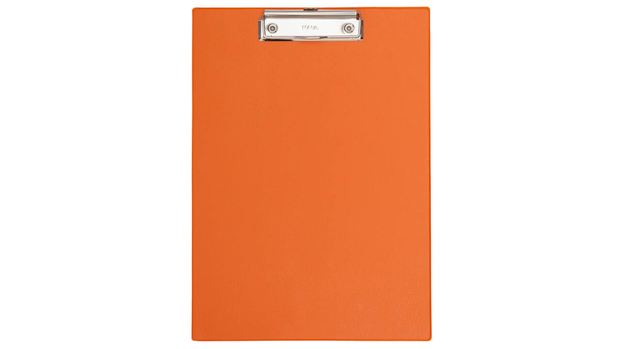 Klembord MAUL A4 staand PVC neon oranje
