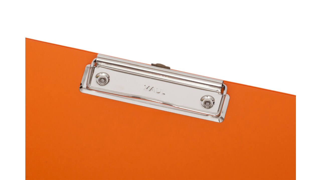 Klembord MAUL A4 staand PVC neon oranje