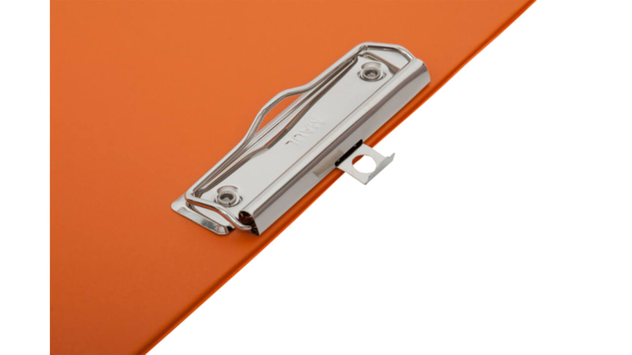 Klembord MAUL A4 staand PVC neon oranje