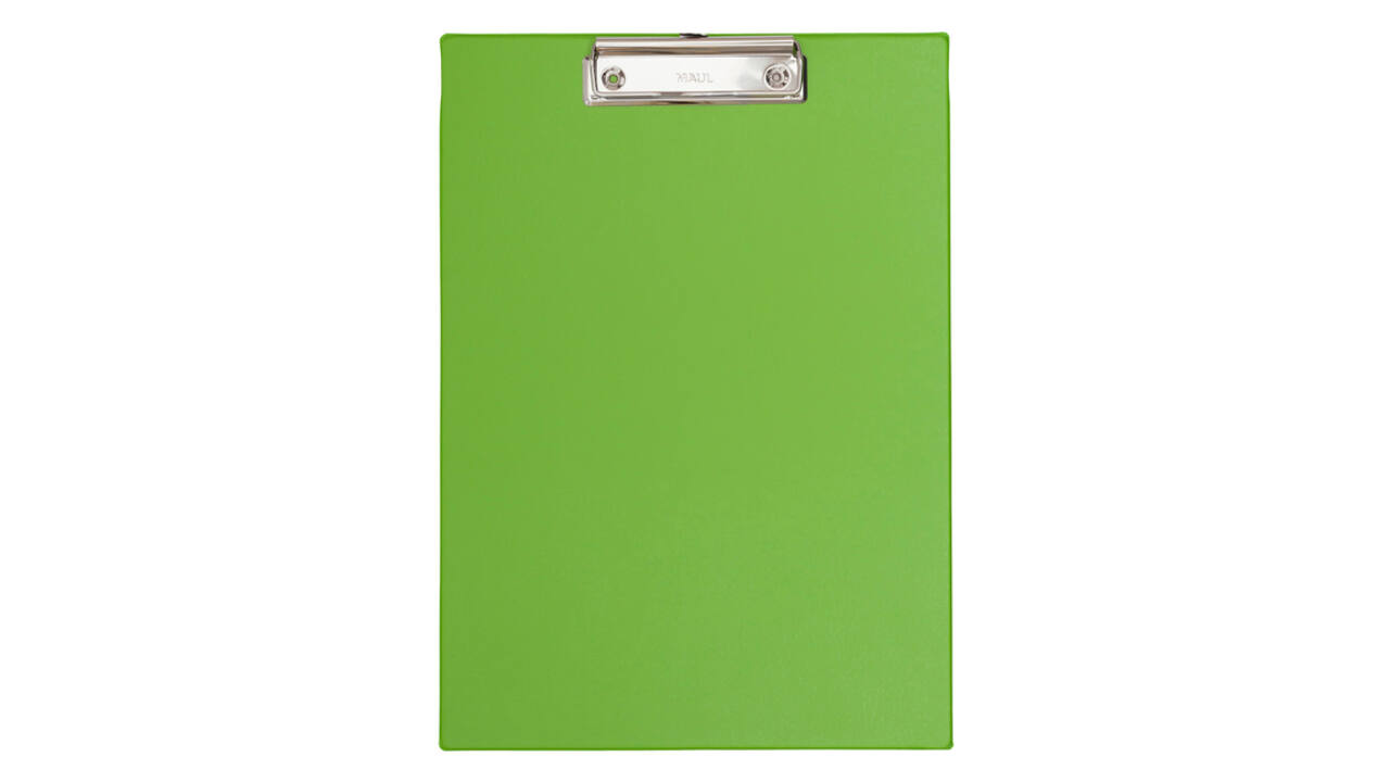 Klembord MAUL A4 staand PVC neon groen