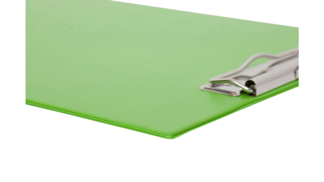 Klembord MAUL A4 staand PVC neon groen