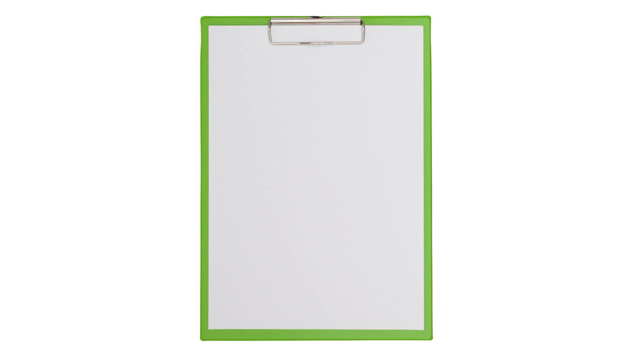 Klembord MAUL A4 staand PVC neon groen
