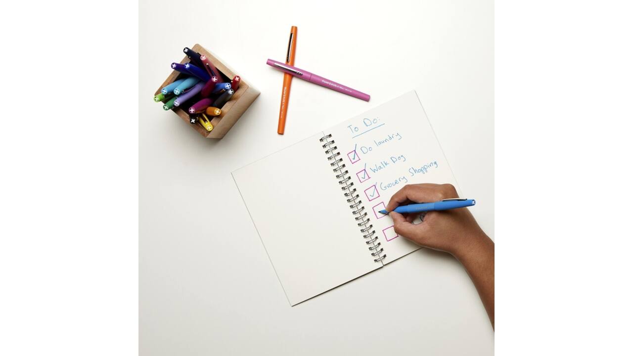 Fineliner Paper Mate Flair Pastel blister à 6 kleuren