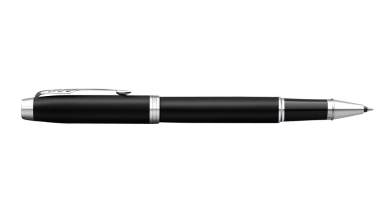 Rollerpen Parker IM matte black CT fijn