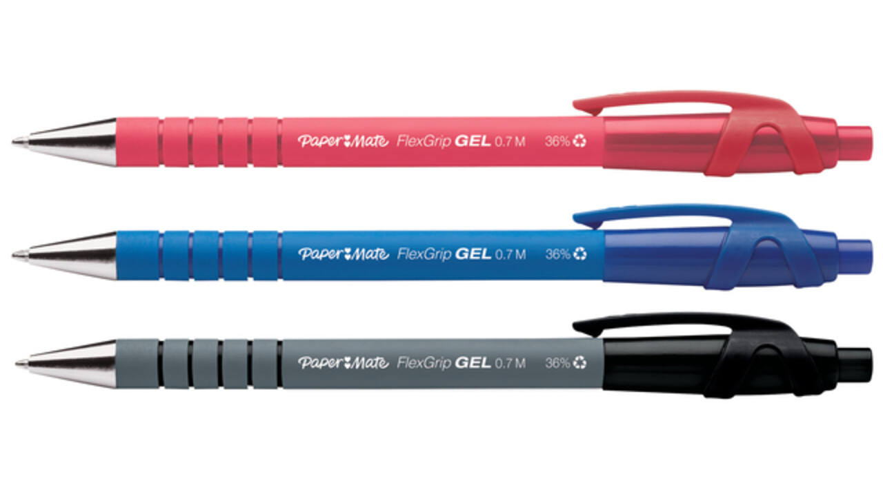 Gelschrijver Paper Mate FlexGrip medium zwart