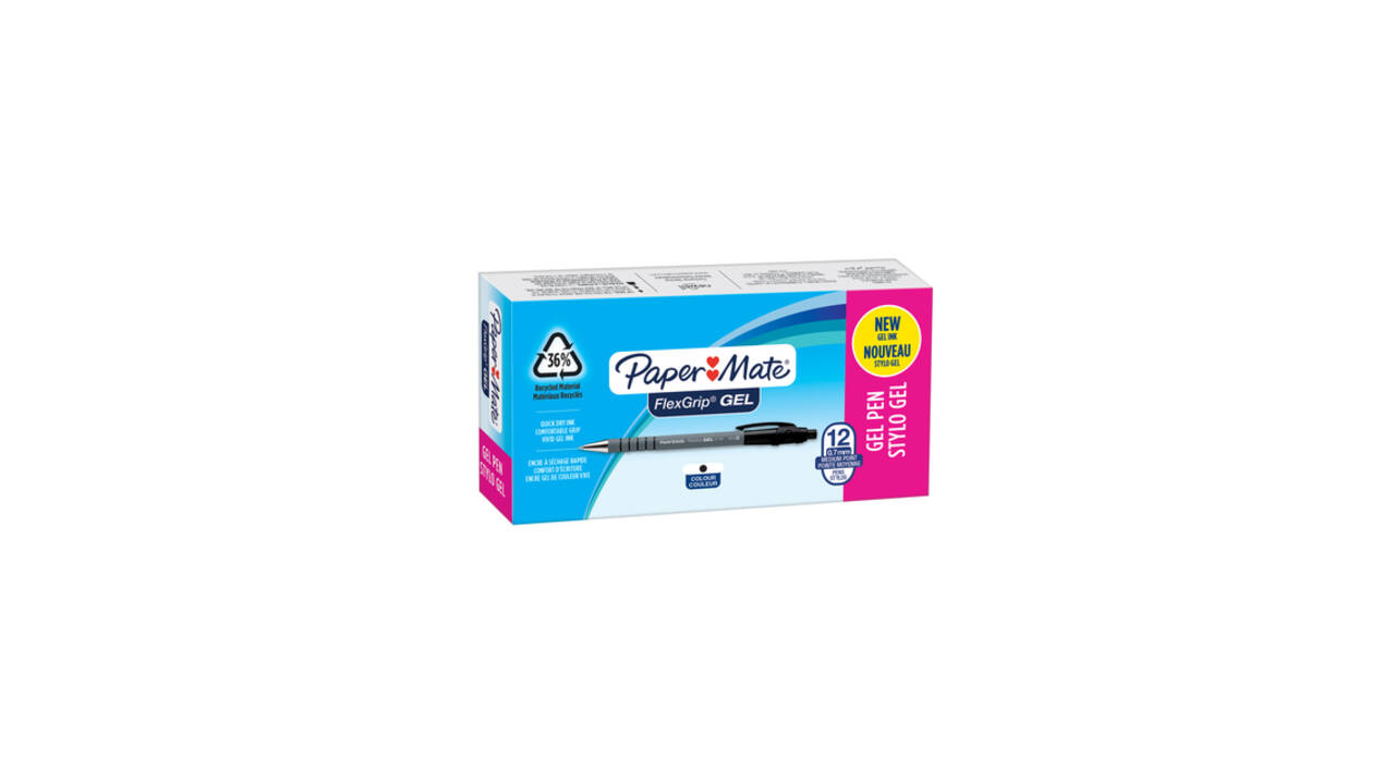 Gelschrijver Paper Mate FlexGrip medium zwart