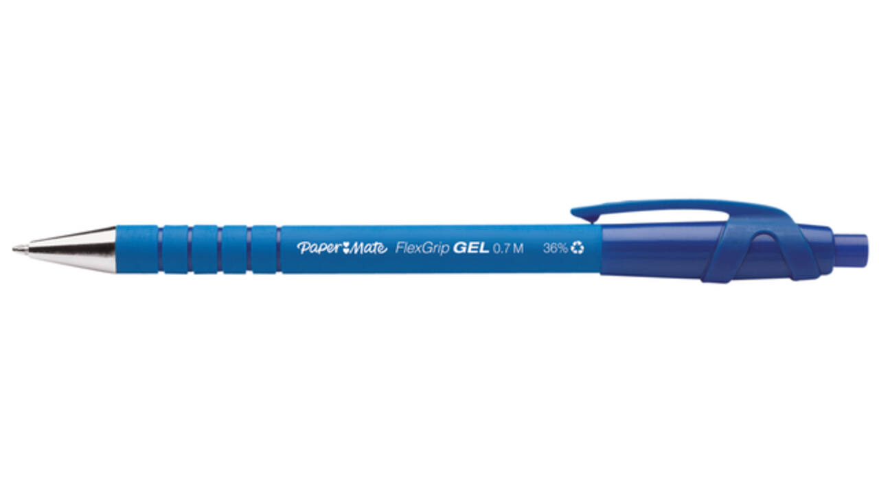 Gelschrijver Paper Mate FlexGrip medium blauw