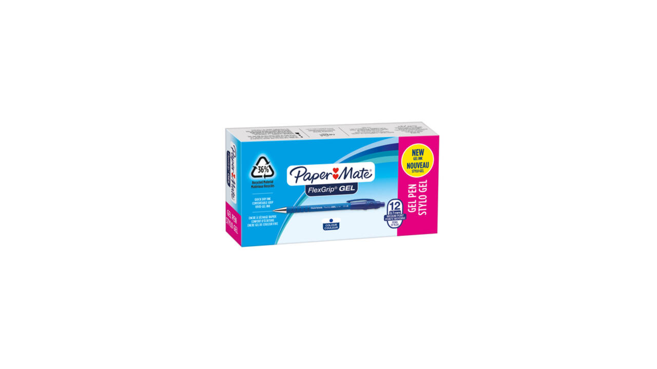 Gelschrijver Paper Mate FlexGrip medium blauw