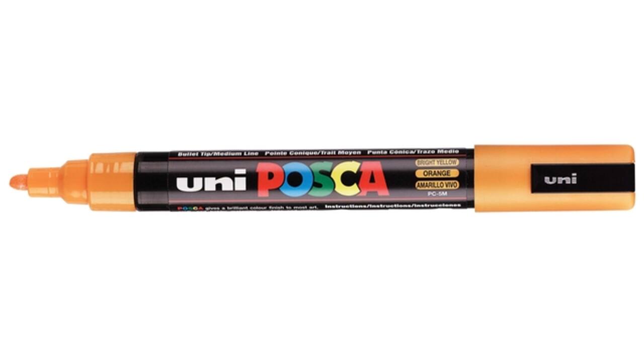 Paintmarker Uni POSCA PC5M medium oranje