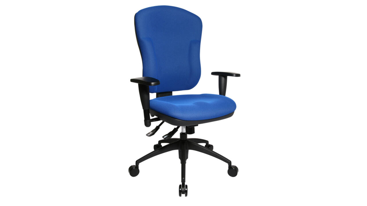 Bureaustoel Topstar Wellpoint 30 SY blauw