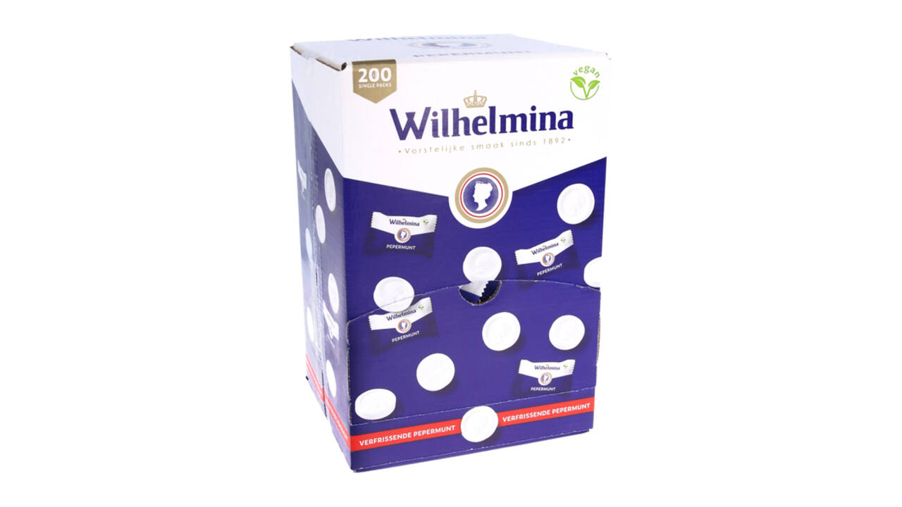 Pepermunt Wilhelmina doos 200 stuks